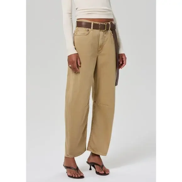 Citizens Of Humanity Tan Straight Leg Jeans - Picture 4 of 16